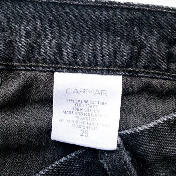 Carmar Beatrice Zipper Front Denim Skirt, 29 - Picture 7 of 8
